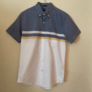 American Eagle Short Sleeve Button Down Shirt, S